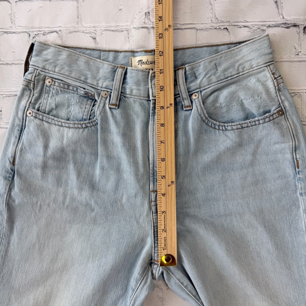 Madewell Light Blue Slim Straight The perfect vintage Jeans size 27 - Picture 6 of 10